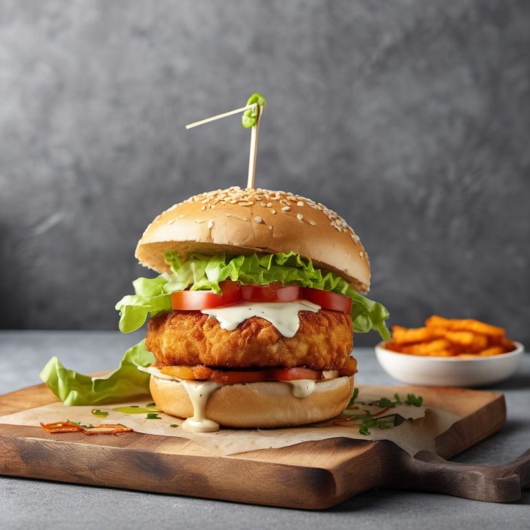 Craft Your Dream Crispy Chicken Burger in 4 Easy Steps!